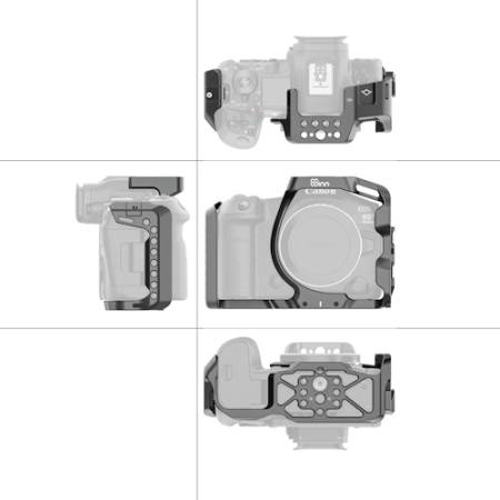8Sinn Camera Cage for Canon EOS R5 Mark II - klatka operatorska do Canon EOS R5 Mark II_Klatka z przodu, dołu boku, góry_3
